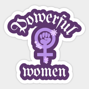 Powerful women Sticker